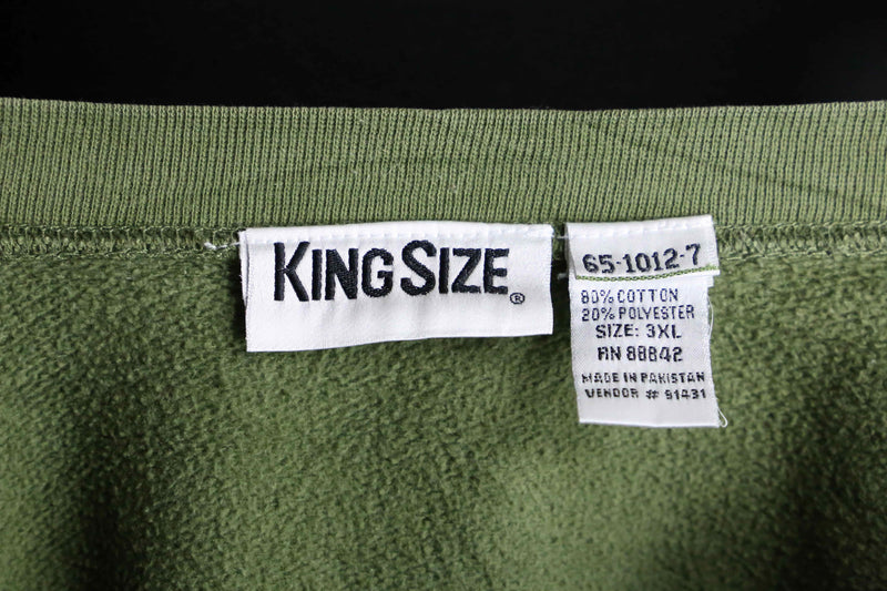 "KING SIZE" 3XL khaki loose sweat