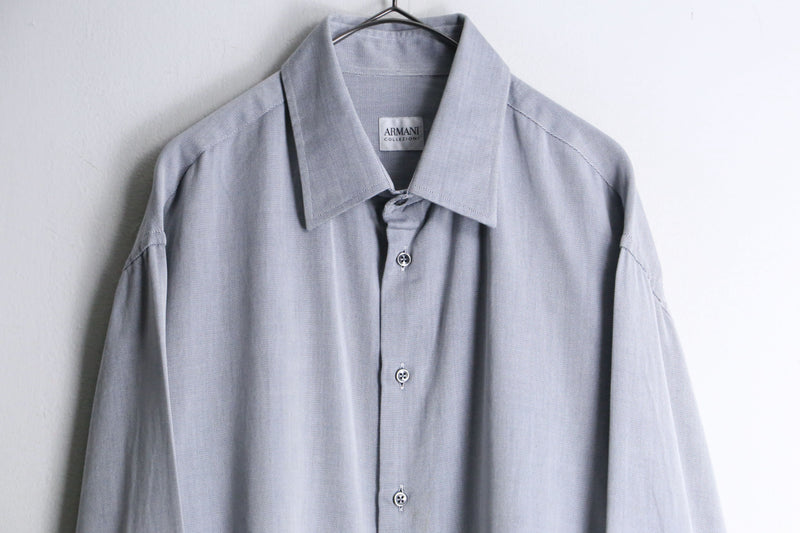 "ARMANI" plain dress L/S shirt