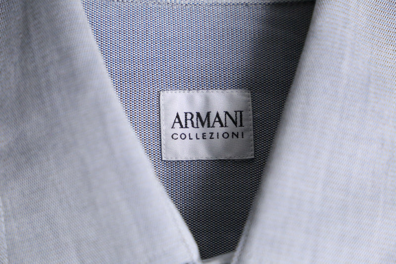 "ARMANI" plain dress L/S shirt