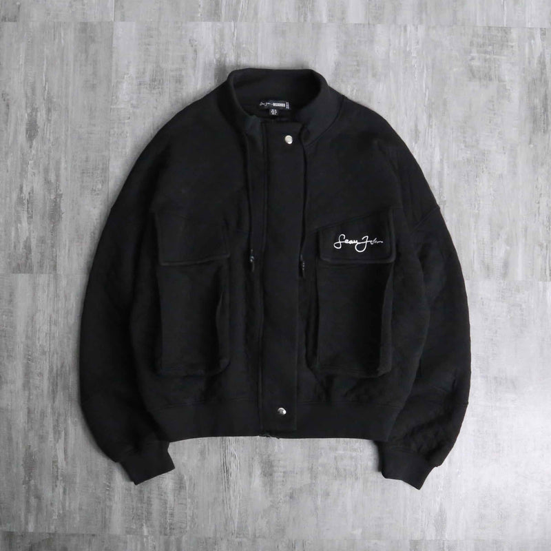 “Sean John” mock neck short length jacket