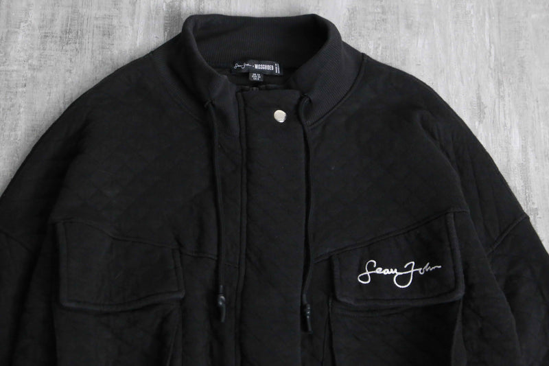 “Sean John” mock neck short length jacket