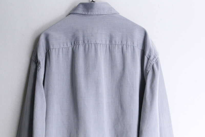 "ARMANI" plain dress L/S shirt