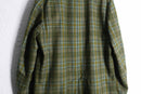 multi line tartan check hidden placke middle chesterfield coat