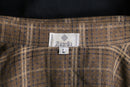 “Zanella” tartan check poly rayon shirt