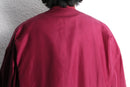 magenta color silk blouson