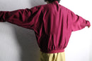magenta color silk blouson
