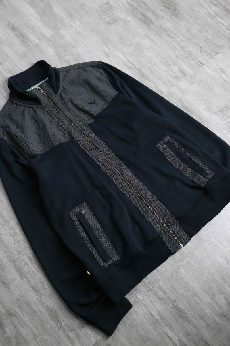 “PUMA” switch design zip up jacket