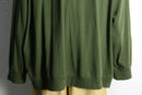 ”KINGSIZE” khaki henley neck pullover