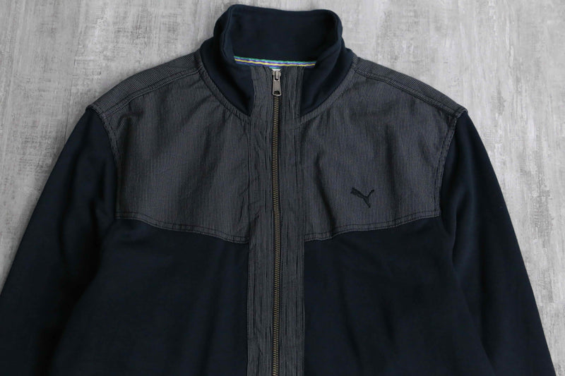 “PUMA” switch design zip up jacket