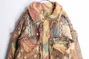 ''Re:make''rug fringe design short jacket