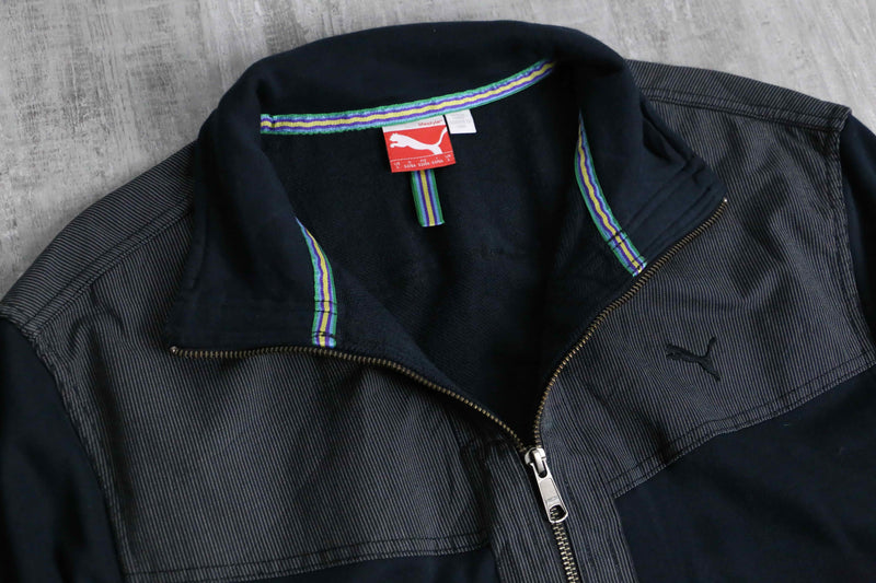 “PUMA” switch design zip up jacket
