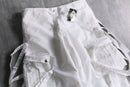 GS gimmick TECHNO pants (WHITE)