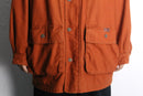 terracotta cotton hunting jacket