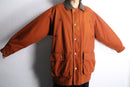 terracotta cotton hunting jacket