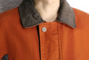 terracotta cotton hunting jacket
