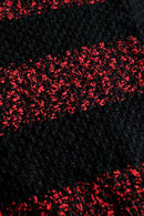 1980-90s melange border acryl knit