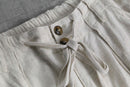 2000s linen viscose easy cargo pants