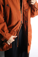 terracotta cotton hunting jacket