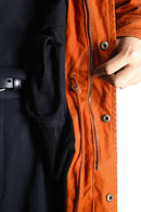 terracotta cotton hunting jacket