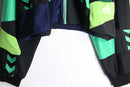 "Re:make" green base patchwork track jacket