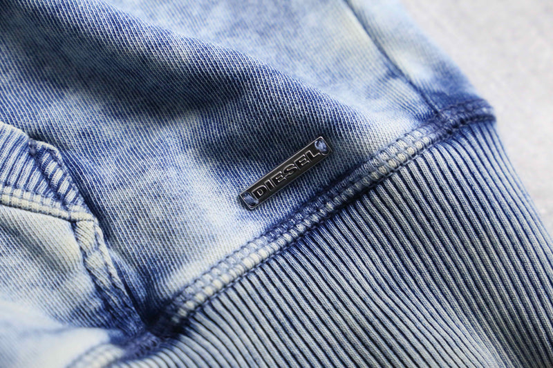 1990-00s DIESEL bleached zip up hoodie