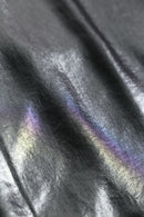 2000s I.N.C open collar S/S metallic shirt