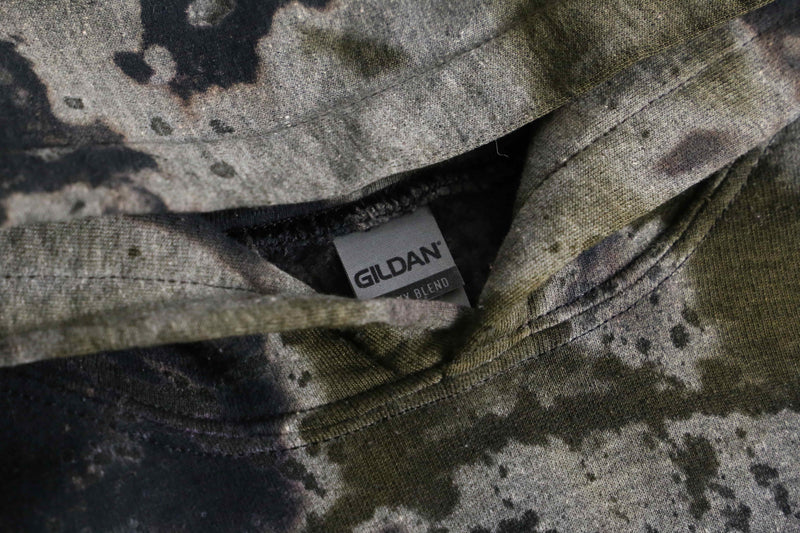 2000s bleached loose hoodie body by GILDAN
