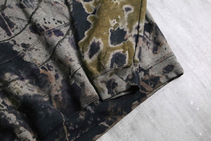 2000s bleached loose hoodie body by GILDAN