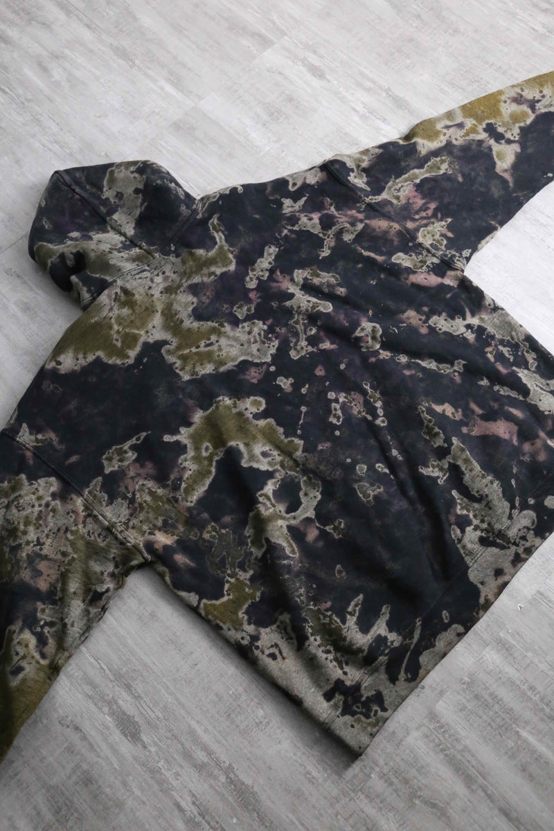 2000s bleached loose hoodie body by GILDAN