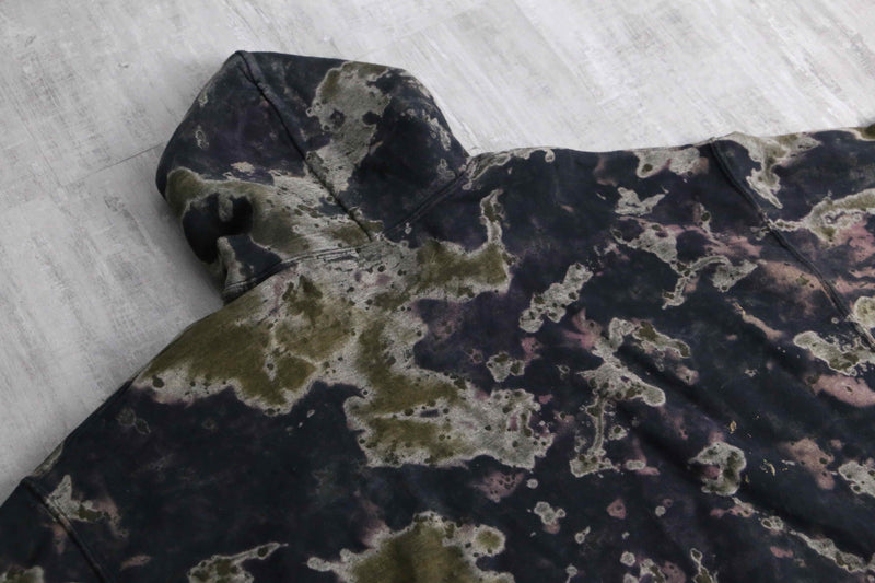 2000s bleached loose hoodie body by GILDAN