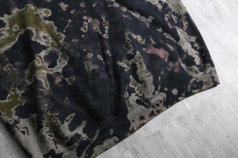 2000s bleached loose hoodie body by GILDAN