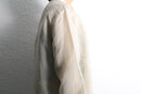 botanical embroidery ethnic sheer shirt
