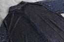 1990s metallic thread woven sheer shirt