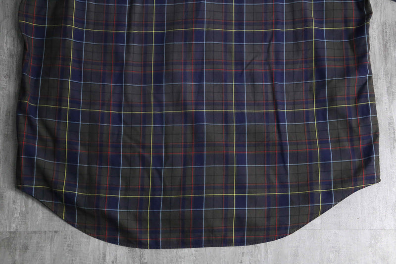 “Polo by RL" BONNARD open collar check shirt