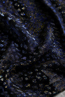 1990s metallic thread woven sheer shirt
