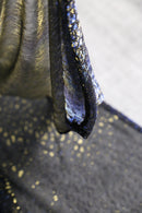 1990s metallic thread woven sheer shirt