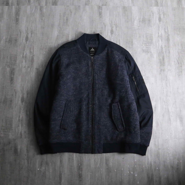 2000s nylon switch pile blouson