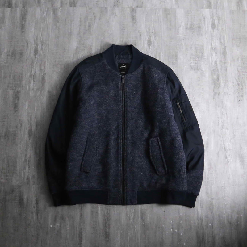 2000s nylon switch pile blouson