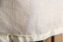 botanical embroidery ethnic sheer shirt