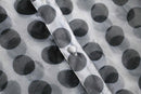 1990-00s coin dot over sheer shirt