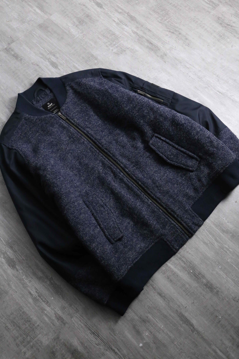 2000s nylon switch pile blouson