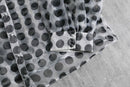 1990-00s coin dot over sheer shirt