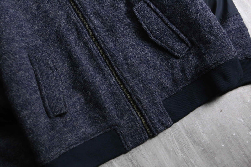 2000s nylon switch pile blouson