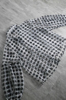 1990-00s coin dot over sheer shirt