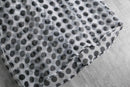 1990-00s coin dot over sheer shirt