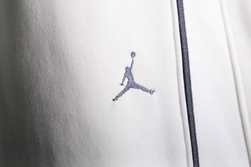 "JORDAN" white line design wide sweat pants