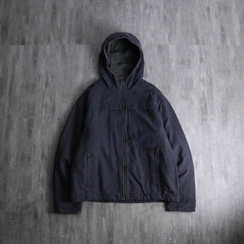 1990s Columbia cotton canvas hooded jacket