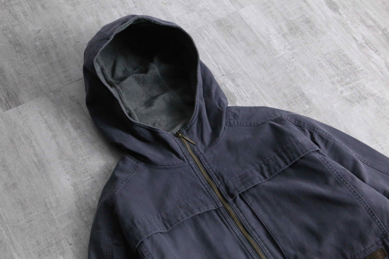1990s Columbia cotton canvas hooded jacket