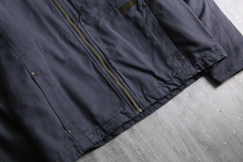 1990s Columbia cotton canvas hooded jacket