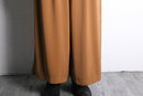 light brown 1tuck wide easy pants